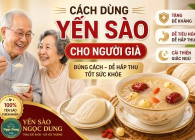 C&aacute;ch Sử Dụng Yến S&agrave;o Cho Người Gi&agrave; Hiệu Quả Nhất