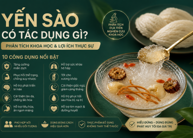 10 C&ocirc;ng Dụng Của Yến S&agrave;o Đối Với Sức Khỏe Theo G&oacute;c Nh&igrave;n Dinh Dưỡng